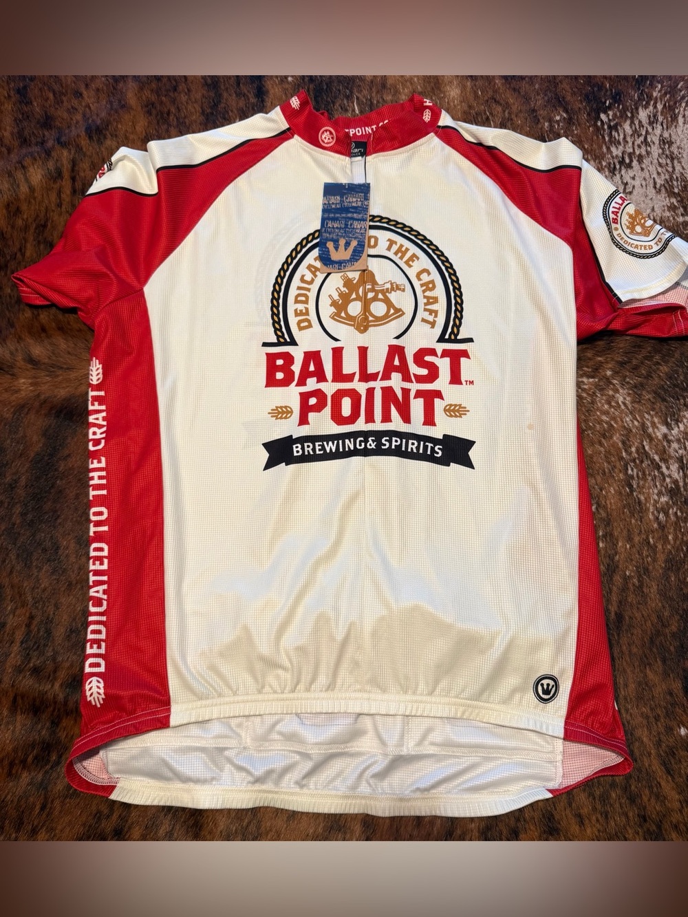 Canari Ballast Point Brewing Cycling Jersey Mens XXXL San Diego bike NWT